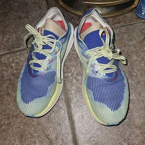 HOKA Cielo X1  Running Evening Sky/Lettuce Shoes Mens 8, Women's 10